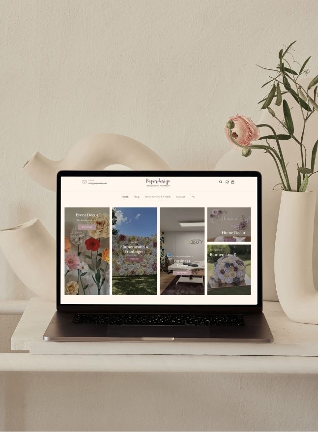 Paperdesign Webshop Entwicklung