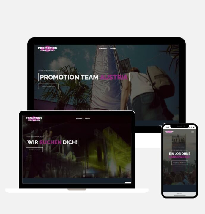 Webdesign Promotion Team Austria