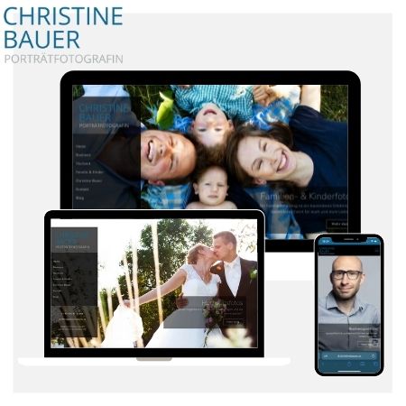Webdesign für Fotografin Wien