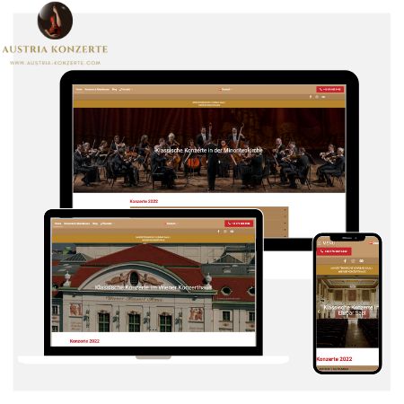Webseite für Konzertveranstalter
