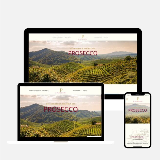 Proseccheria Webdesign