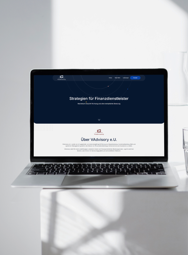 Webdesign für Finanzdienstleister