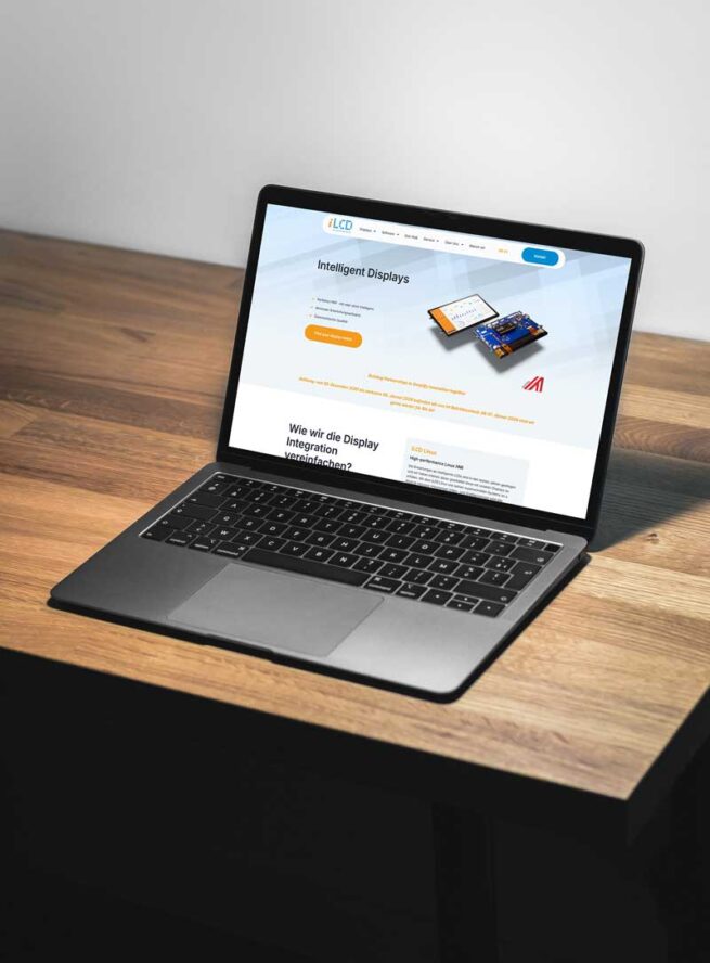 Webdesign für Display Hersteller