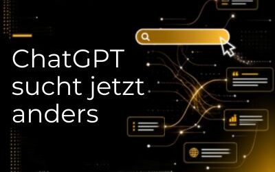 ChatGPT sucht jetzt anders